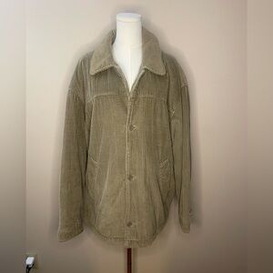 Men's Corduroy Jacket - Tan PERRY ELLIS